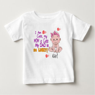 CUTE SMILING BABY GIRL T-Shirt