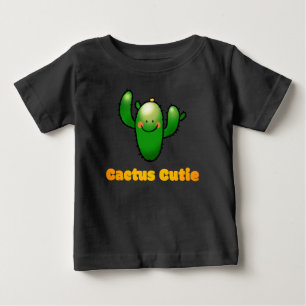 Cute Smiling Cactus Illustration Baby T-Shirt
