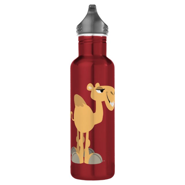Cute Smiling Cartoon Camel 710 Ml Water Bottle (Right)
