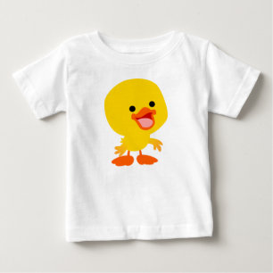Cute Smiling Cartoon Duckling Baby T-Shirt