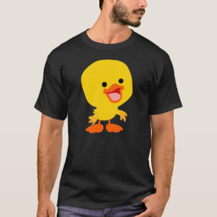 Cute Smiling Cartoon Duckling T-Shirt