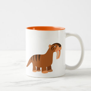 Cute Smiling Cartoon Thylacosmilus Mug