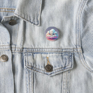 Cute Smiling Cloud Pin for Jackets, Bags, Hats...