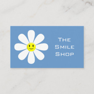 Cute Smiling Flower Business Card
