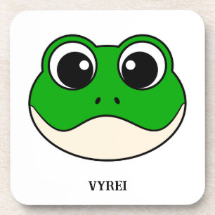 Cute Smiling Frog Coaster