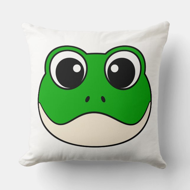 Cute Smiling Frog Cushion (Front)