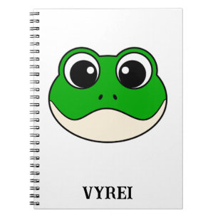 Cute Smiling Frog Notebook