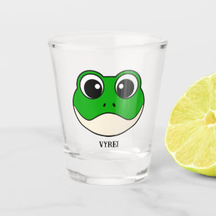 Cute Smiling Frog Shot Glass