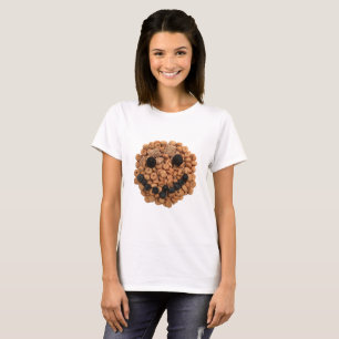Cute Smiling Fruit and Cereal Face T-Shirt