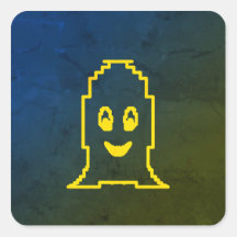 Cute smiling ghost