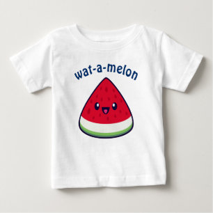 Cute Smiling Kawaii Watermelon Baby T-Shirt