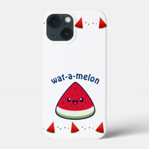 Cute Smiling Kawaii Watermelon iPhone 13 Mini Case