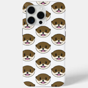 Cute Smiling Otter iPhone 15 Pro Max Case