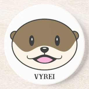 Cute Smiling Otter Coaster