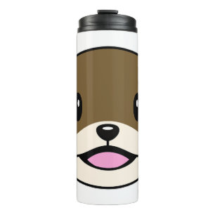 Cute Smiling Otter Thermal Tumbler