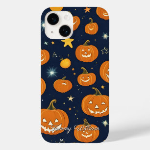 Cute Smiling Pumpkins for Halloween Case-Mate iPhone 14 Case