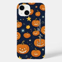 Cute Smiling Pumpkins For Halloween