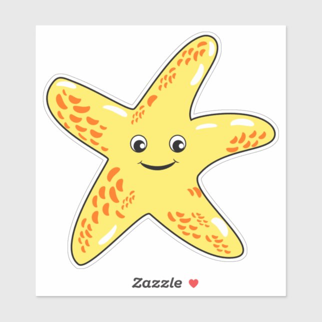 Cute smiling Starfish (Sheet)