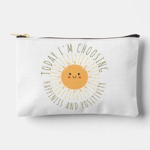Cute Smiling Sun  Accessory Pouch