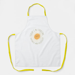 Cute smiling sun All-Over Print Apron