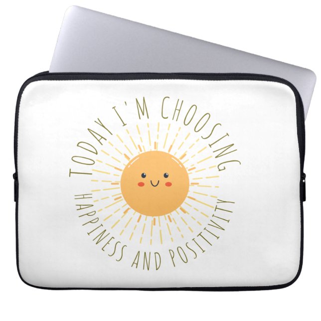Cute Smiling Sun  Laptop Sleeve (Front)