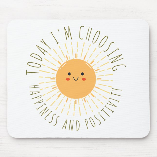 Cute Smiling Sun  Mouse Mat (Front)