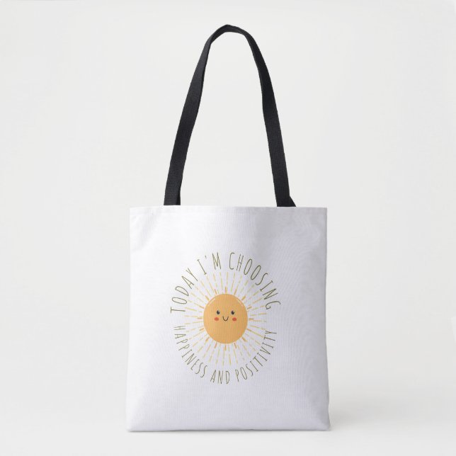 Cute smiling sun Tote Bag (Front)