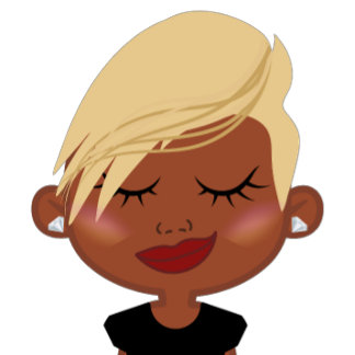 Cute Smirking Woman Striped Mug. Choose Your Look Coffee Mug