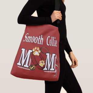 Cute Smooth Collie Dog Mum Crossbody Bag