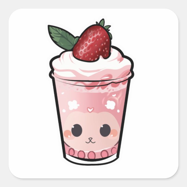 Cute Smoothie Sticker (Front)