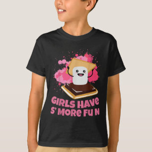 Cute Smores Camping Girls Have Smore Fun Camper T-Shirt