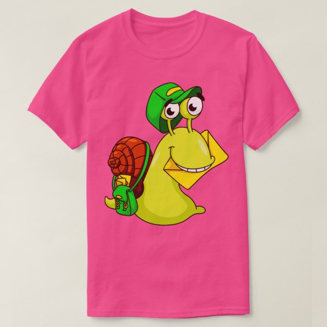 Cute Snail12  T-Shirt (Design Front)