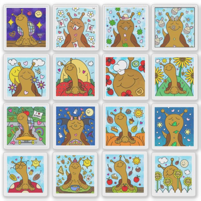 Cute Snail 2025 Tiny Art Series (Front)