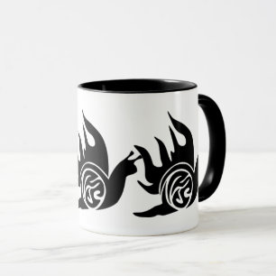Cute Snail Black Silhouette – Unique Exotic Animal Mug