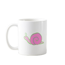 Cute Snail Coffee Mug – I Love Slow Mornings 11 oz