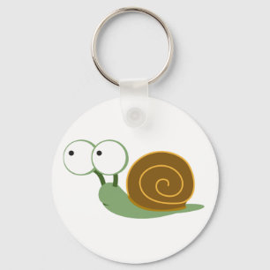 Cute Snail` Key Ring