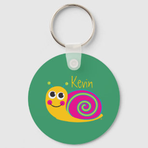 Cute Snail Keychain