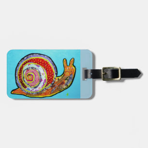 Cute Snail Luggage Tag