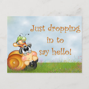 Cute Snail Postcard