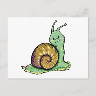Cute Snail Postcard
