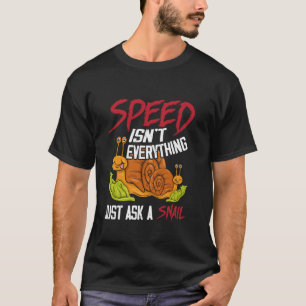 Cute Snail Shell Animal Cartoon Nature Lovers Wome T-Shirt