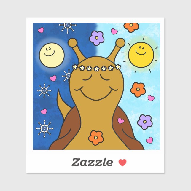 Cute Snail Spring Equinox Blessings | Vinyl  (Sheet)