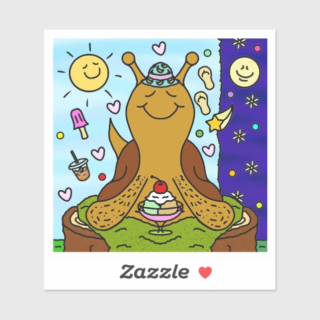 Cute Snail Summer Solstice Fun  (Sheet)