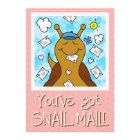 Cute Snail You’ve Got Mail Greeting 