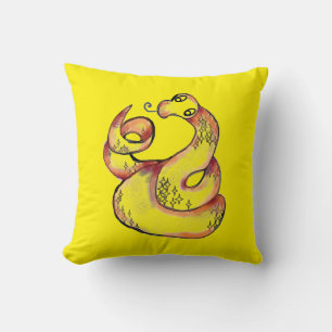 Cute snake cushion