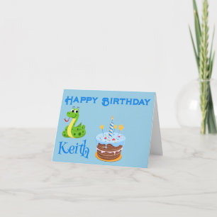 CUTE SNAKE HAPPY BIRTHDAY CARD