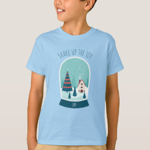 Cute Snow Globe Happy Holidays T-Shirt