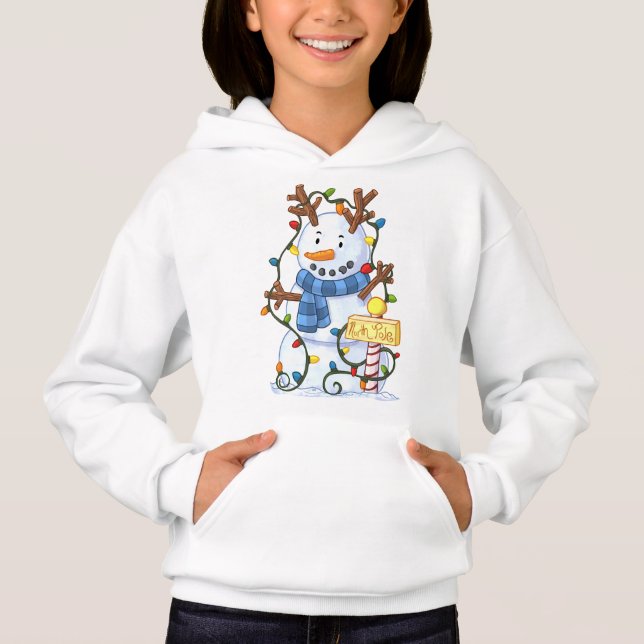 Cute Snow Man Christmas Winter (Front)