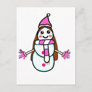  Cute Snow Woman – Assinet’s Vision of Fairness Ca Postcard