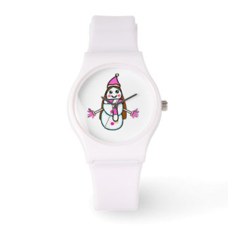 Cute Snow Woman Fairness Message – Unique Kids & T Watch